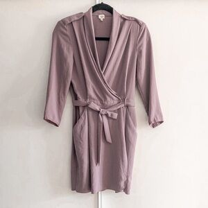 Wilfred Mauve Wrap Dress